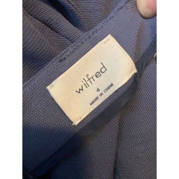 WILFRED ECOULEMENT DRESS GRANITE BLUE SIZE 4 - Picture 9 of 10
